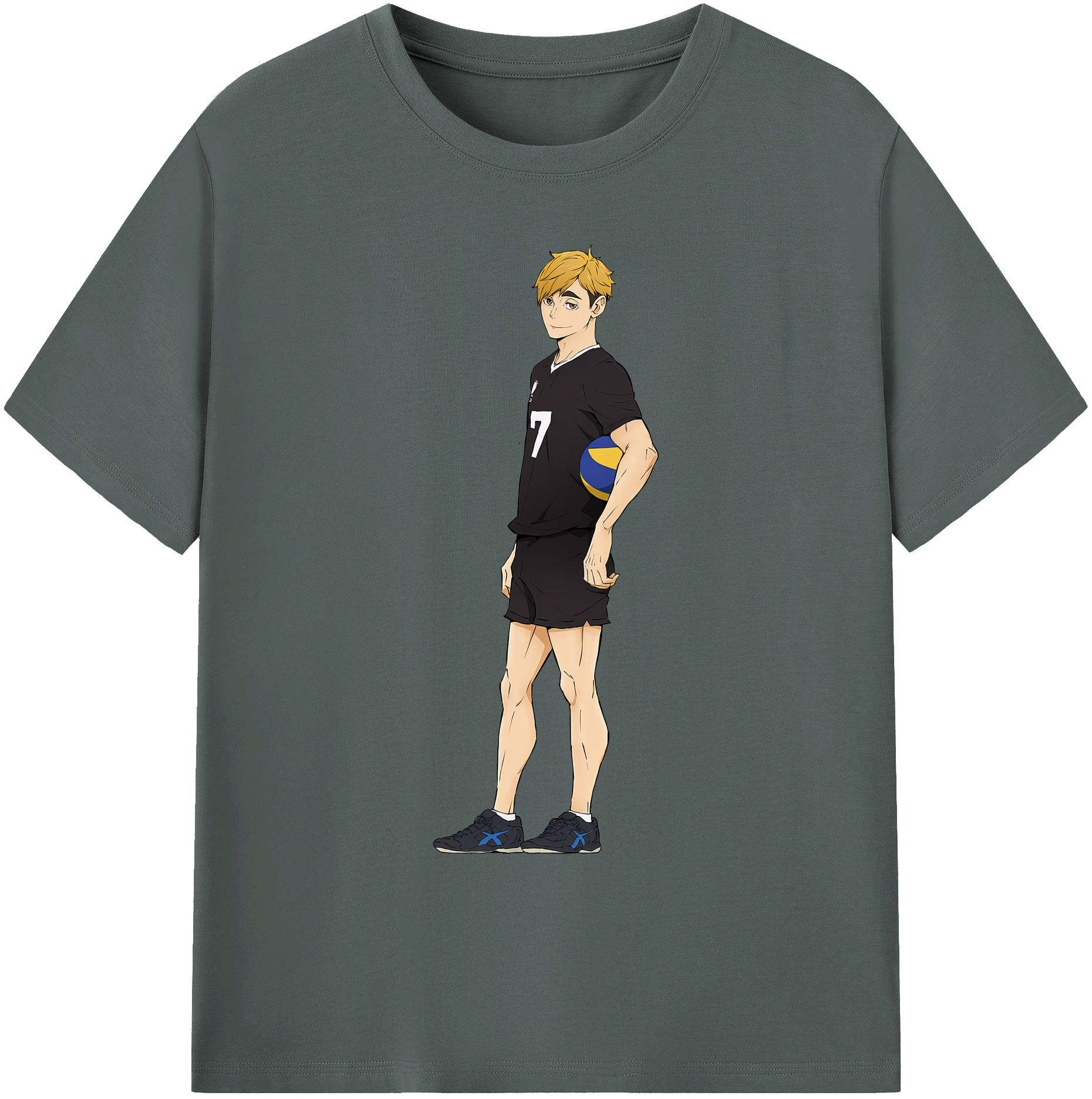 （画像用） ハイキュー!! Haikyu!! 綿100％ メンズ半袖Tシャツ｜肌触りやわらか＆通気性